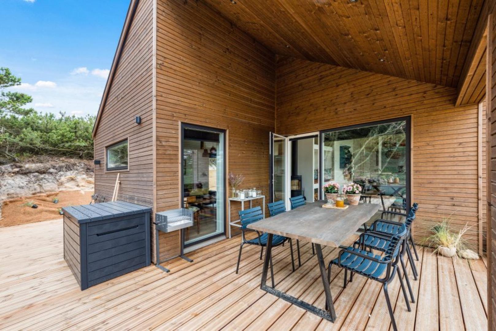 Charmantes Ferienhaus mit Außendusche und Panoramablick, Dänemark